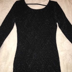 Black sparkly homecoming dress
